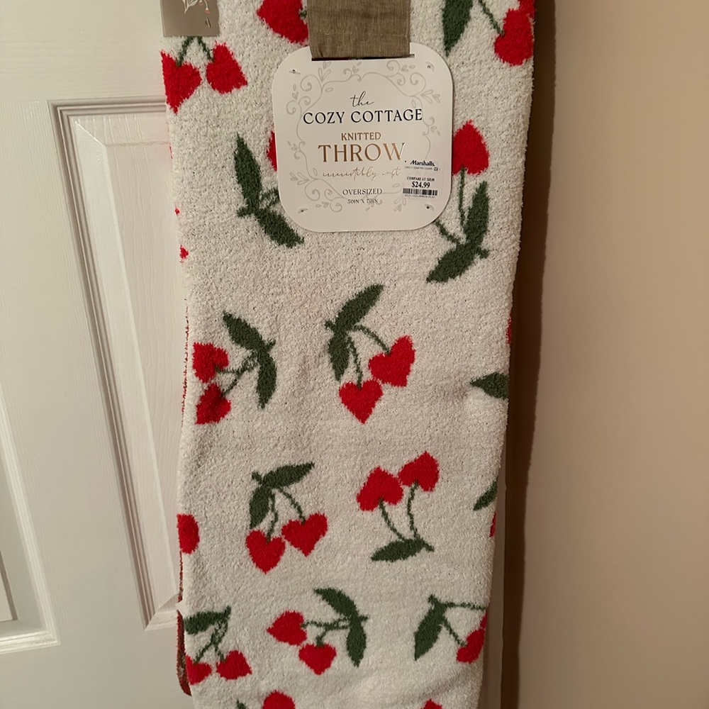 cozy cottage cherry blanket